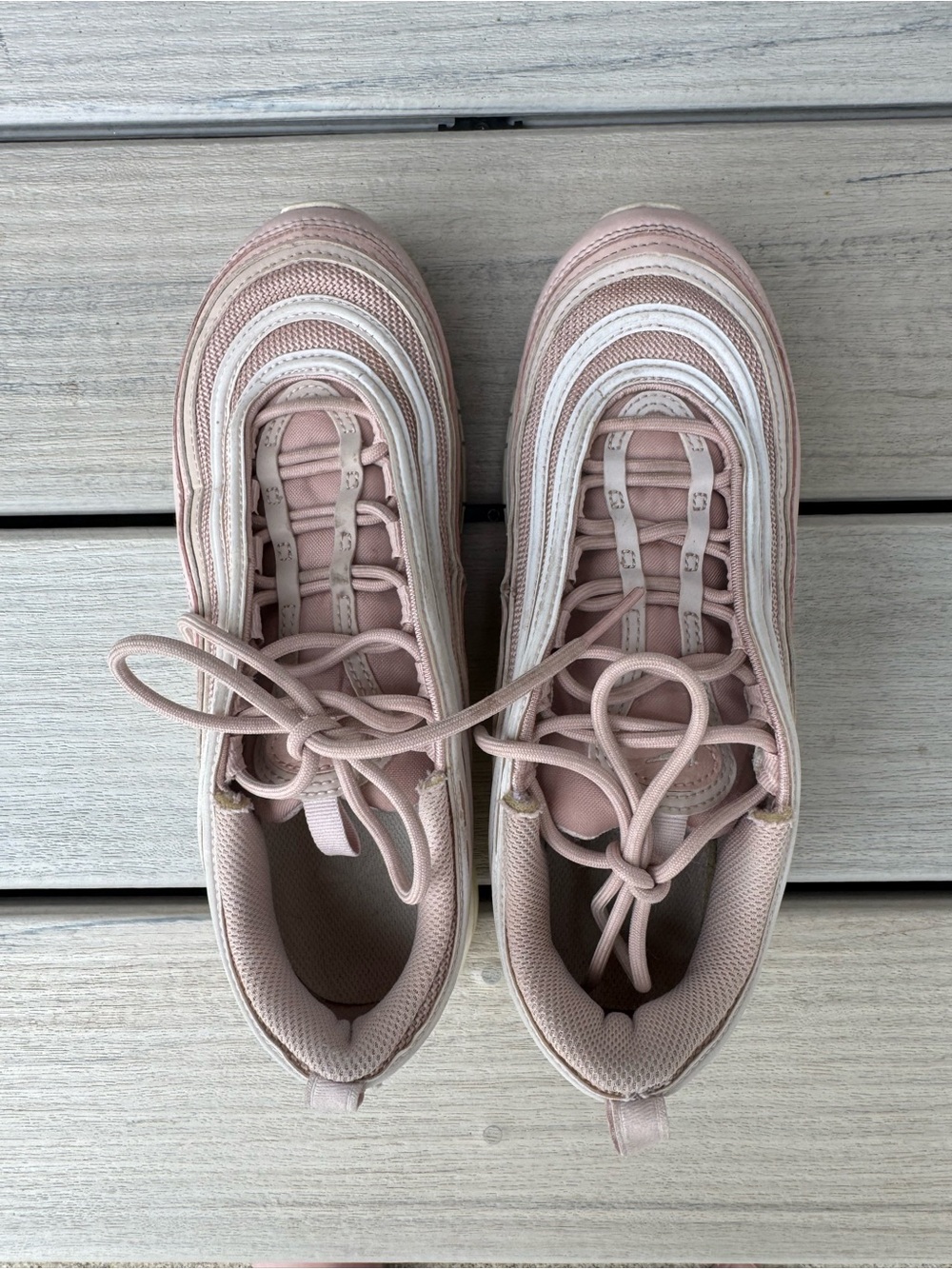 Nike Women’s Air Max 97 in Light Pink and White - Picture 2 of 8